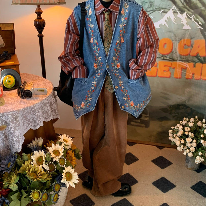 Sleeveless Denim Jacket