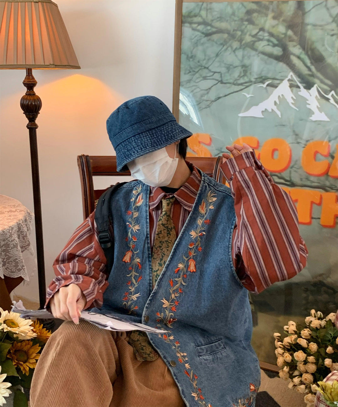 Sleeveless Denim Jacket