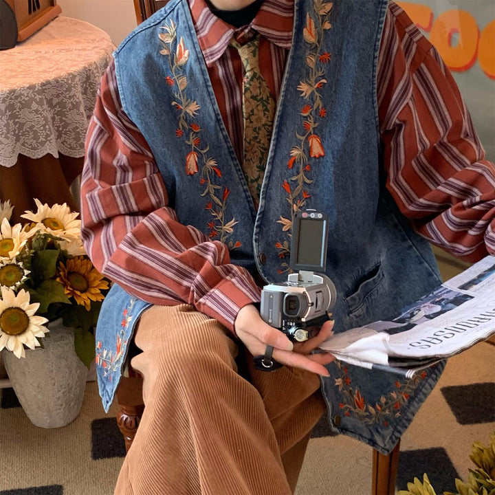 Sleeveless Denim Jacket