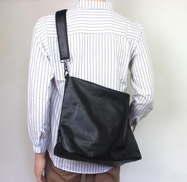 Soft Leather Messenger Bag