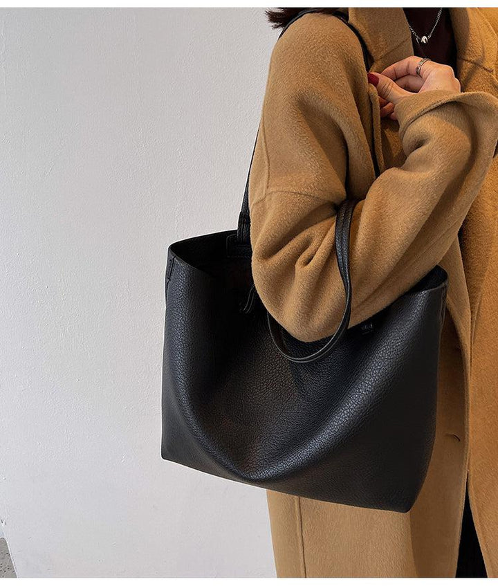Soft Leather Tote Bag