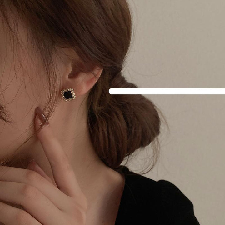 Square Pearl Earrings