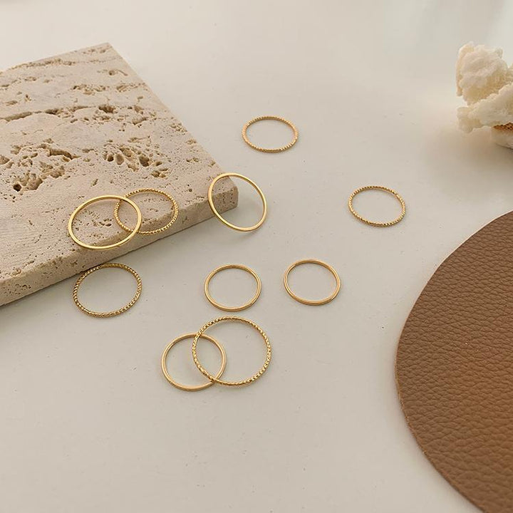 Super Thin Stacking Ring Suit