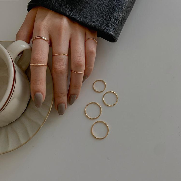 Super Thin Stacking Ring Suit
