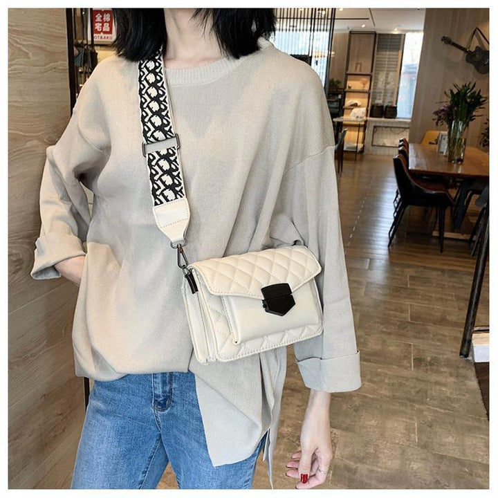 Texture Messenger Bag