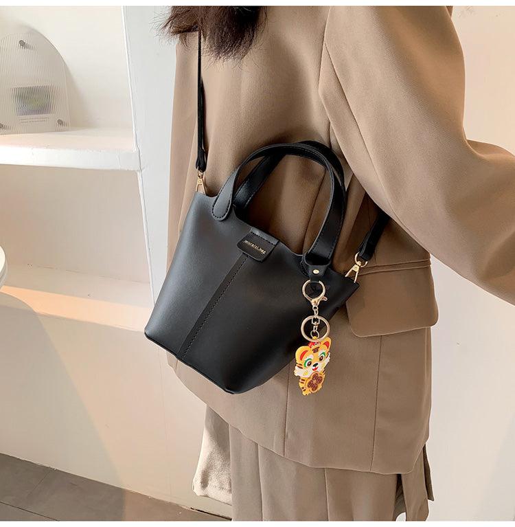 Top Handle Bucket Bag