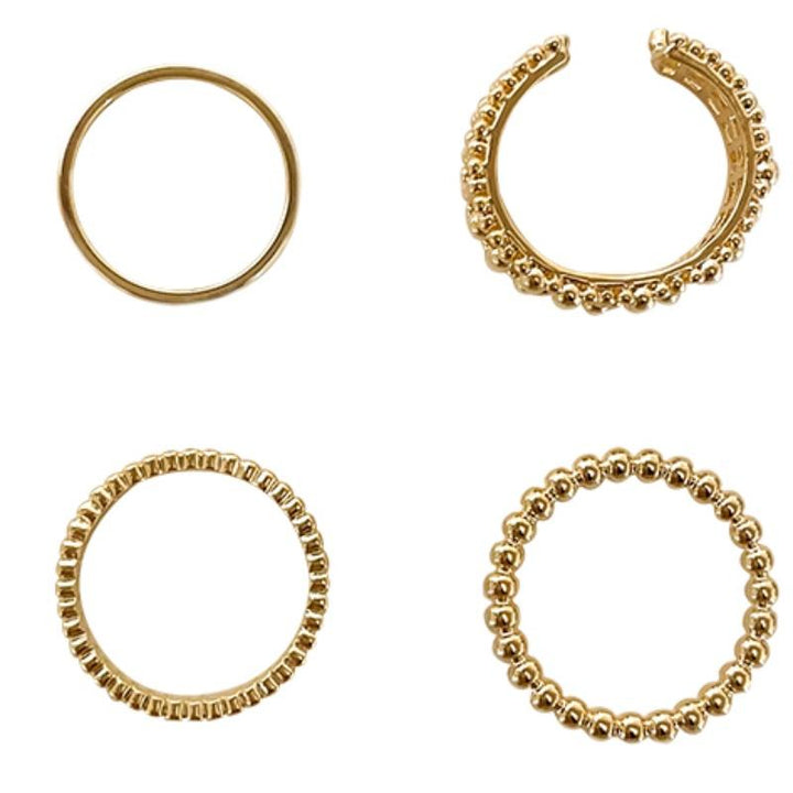 Vintage Metal Ring Set