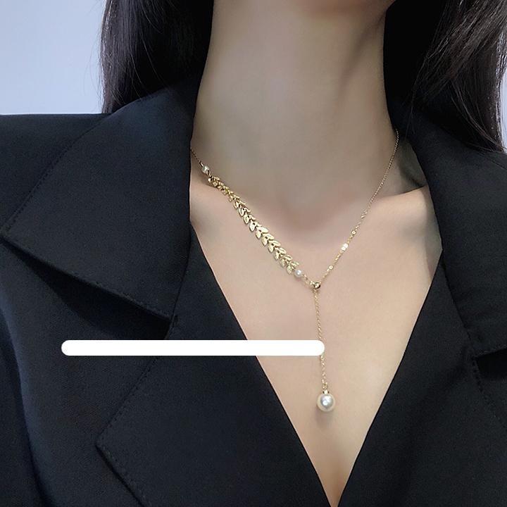 Wheat Pearl Necklace