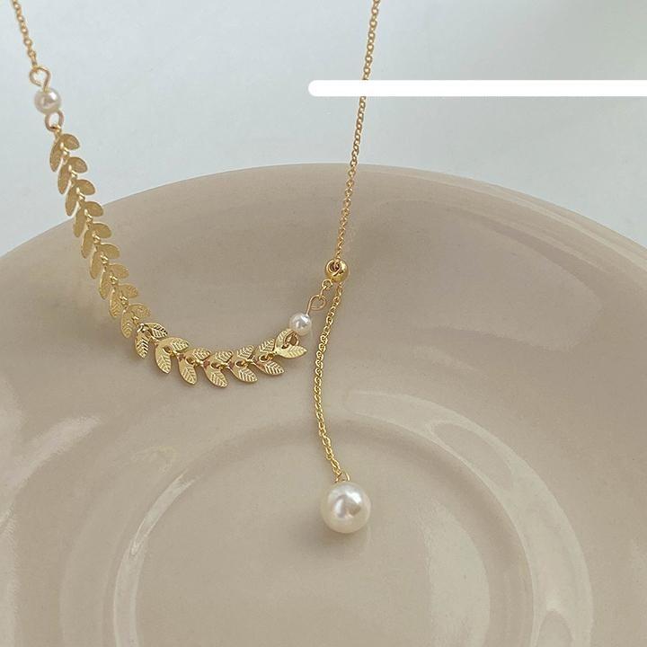 Wheat Pearl Necklace