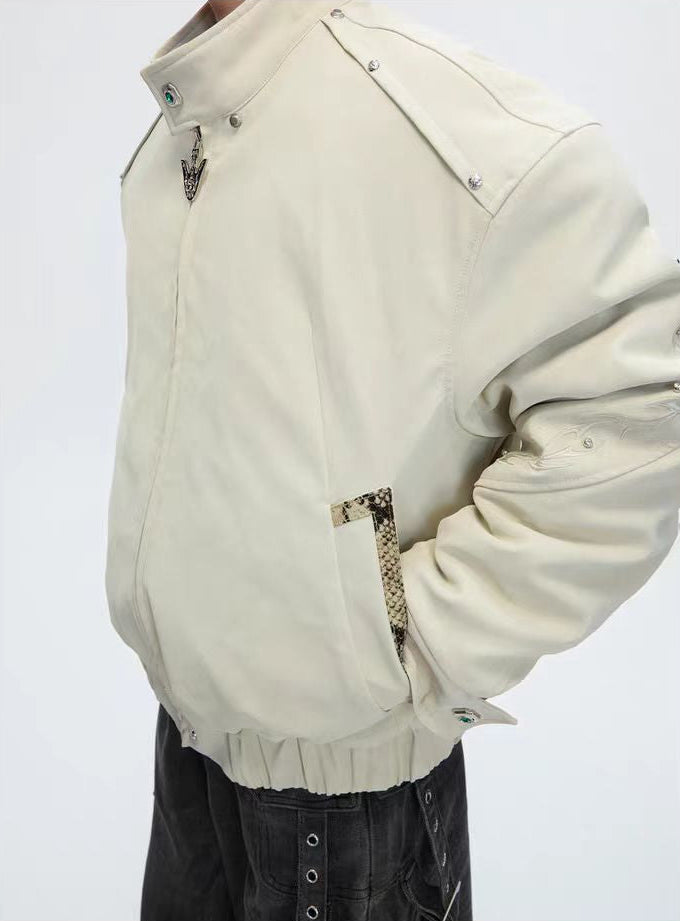 Veste d'hiver à capuche en fausse fourrure lourde 