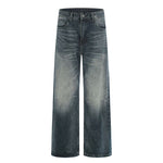 6029014229748,6029014229749,6029014229750,6029014229751,6029014229752, Washed Distressed Wide Leg Jeans Pants
