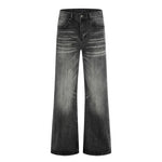 6194033907584,6194033907585,6194033907586,6194033907587,6194033907588, Wide Leg Washed Denim Jeans Pants