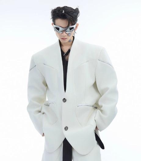 Deconstructed Zipper Suit Set