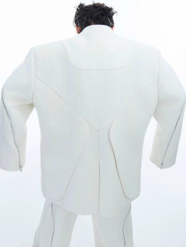 Deconstructed Zipper Suit Set