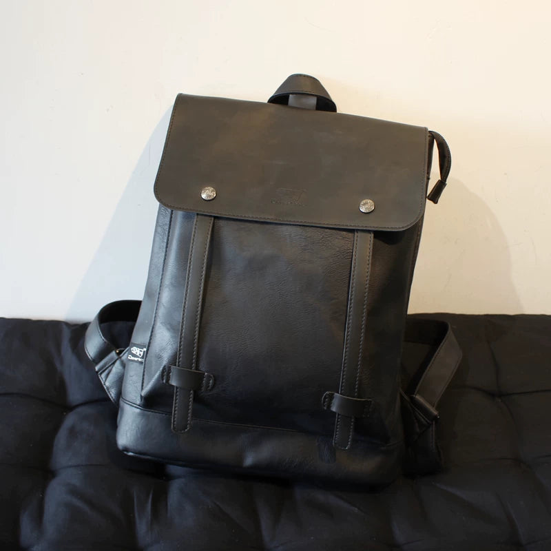 ,6021857992899, Leather Laptop Commuter Backpack