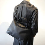 Large Capacity Leather Crossbody Dumpling Bag 2