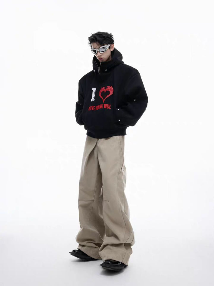 Graphic Printed Hooded Sweatshirt