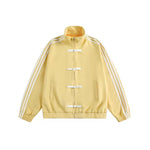 6028443281139,6028443281140,6028443281141,6028443281142, Chinese Style Three-Stripe Zip-Up Jacket