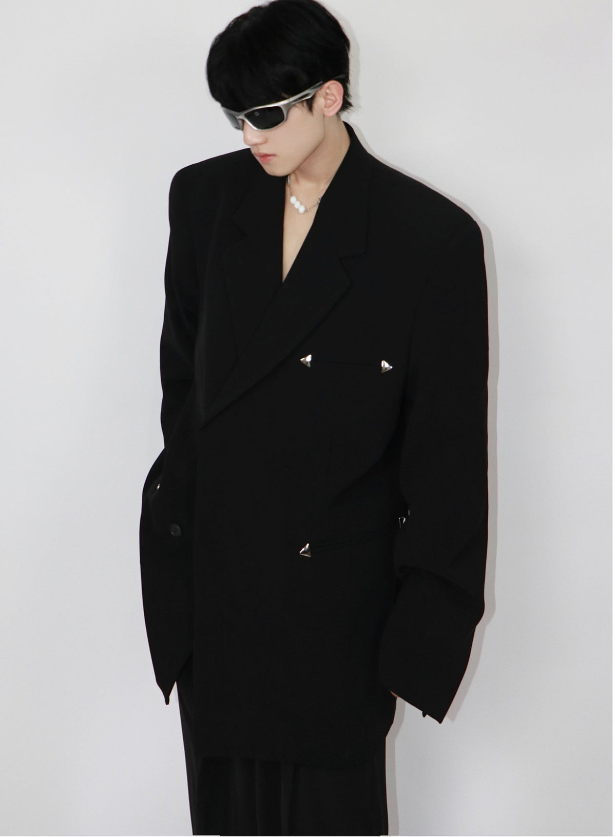 Metal Decoration Suit Jacket