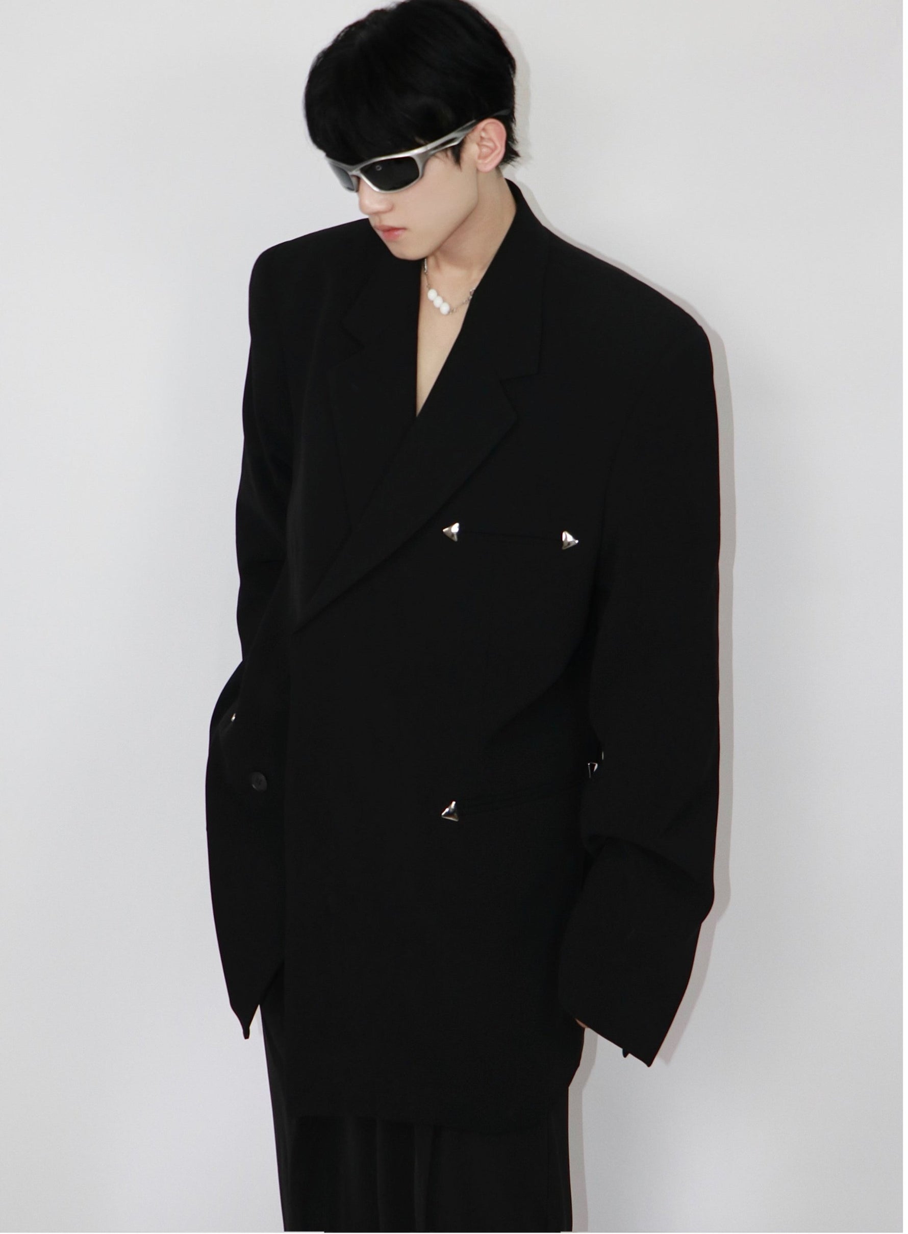 Metal Decoration Suit Jacket