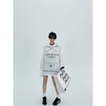 Long Sleeve Graphic Turtleneck Top