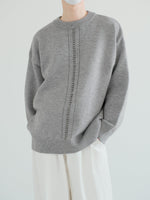 Bead-Encrusted Knit Sweater