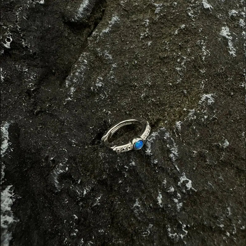 925 Sterling Blue Earrings