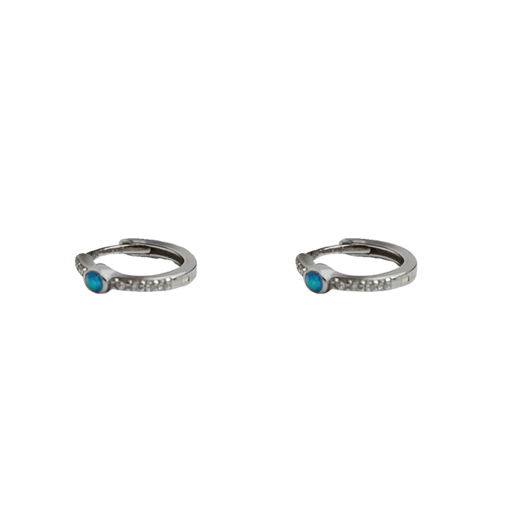 925 Sterling Blue Earrings