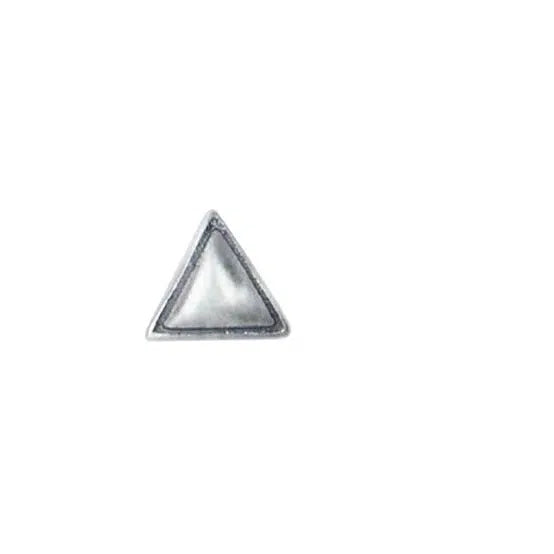925 Sterling Silver Triangle Earrings
