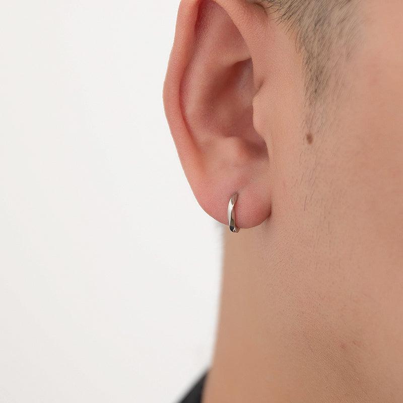 925 Sterling Silver Twisted Twist Earrings