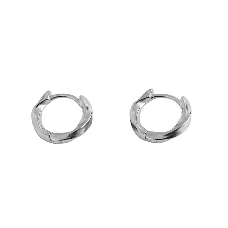 925 Sterling Silver Twisted Twist Earrings