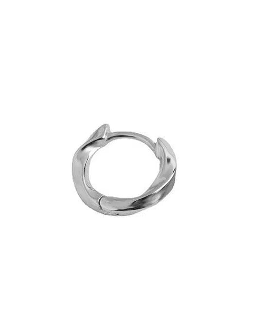 925 Sterling Silver Twisted Twist Earrings
