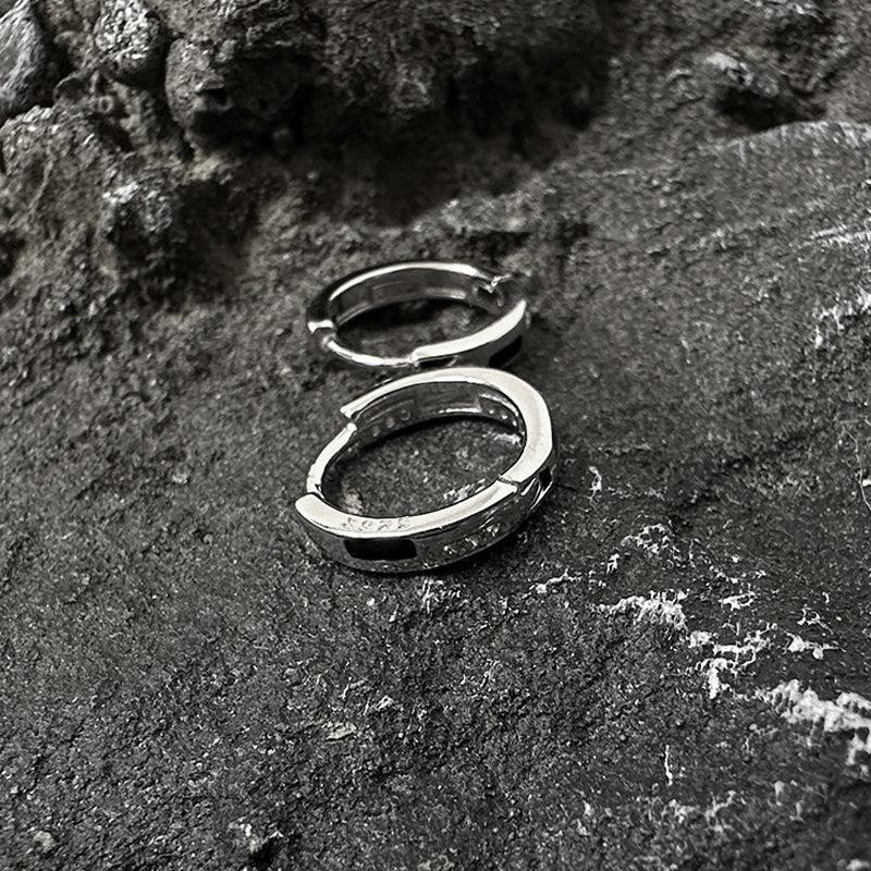 925 Sterling Silver Vinyl Light Earring