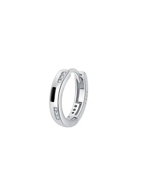 925 Sterling Silver Vinyl Light Earring