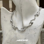 Abstract Chain Link Necklace