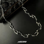 Abstract Chain Link Necklace