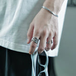 Abstract Wave Design Ring