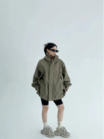 Adjustable Cuffs Versatile Hooded Coat