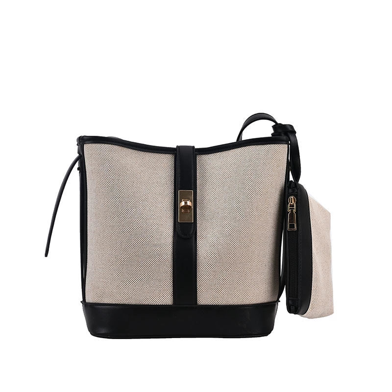 Adjustable Strap Bucket Shaped Bag