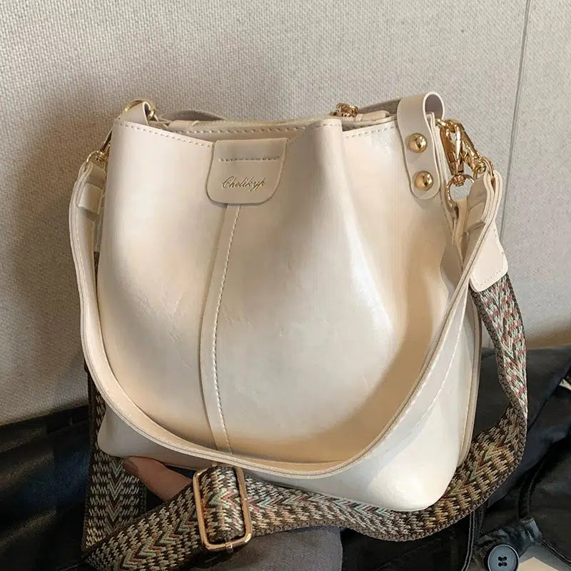 Adjustable Strap Chic Bucket Bag