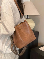 Adjustable Strap Chic Bucket Bag