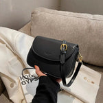 Adjustable Strap Leather Crossbody Bag