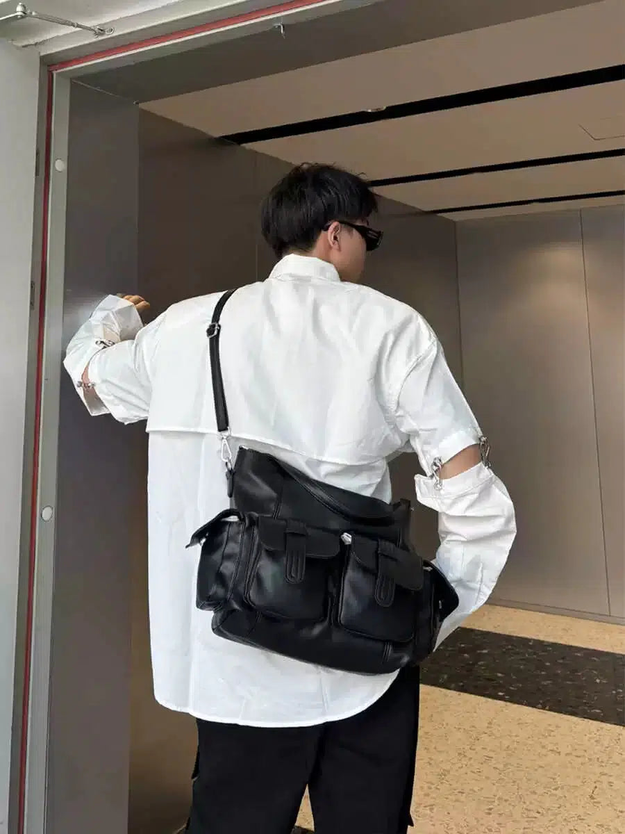 Adjustable Strap Messenger Bag