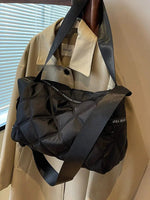 Adjustable Strap Quilted Crossbody Bag