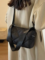 Adjustable Strap Quilted Crossbody Bag