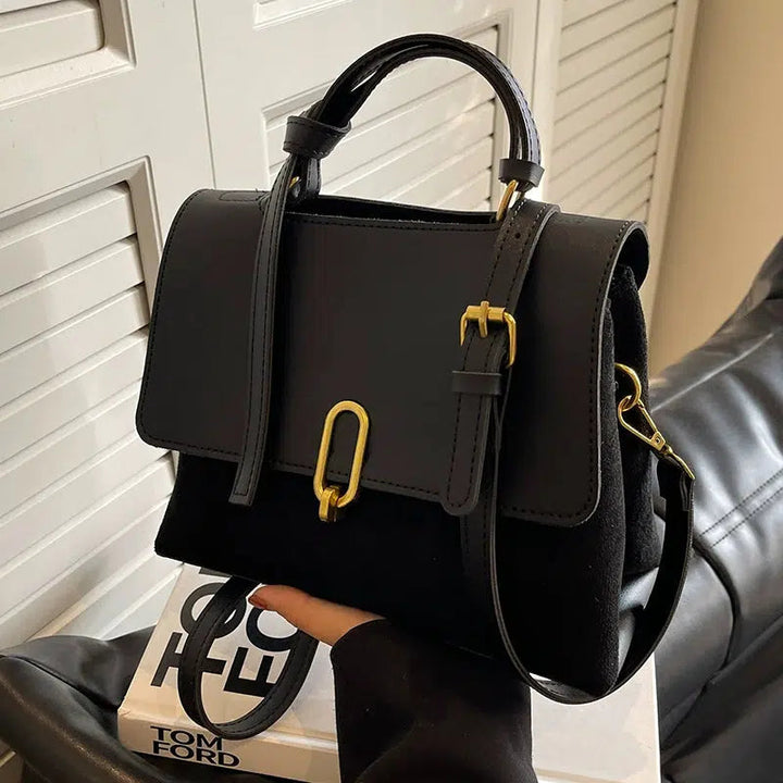 Adjustable Strap Satchel Handbag