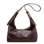 Adjustable Strap Shoulder Leather Bag