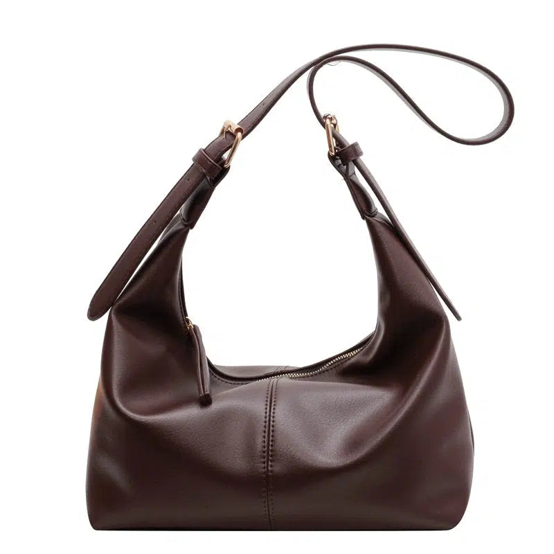 Adjustable Strap Shoulder Leather Bag