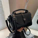 Adjustable Strap Square Leather Bag