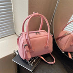 Adjustable Strap Textured Handbag